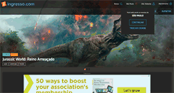 Desktop Screenshot of ingresso.com